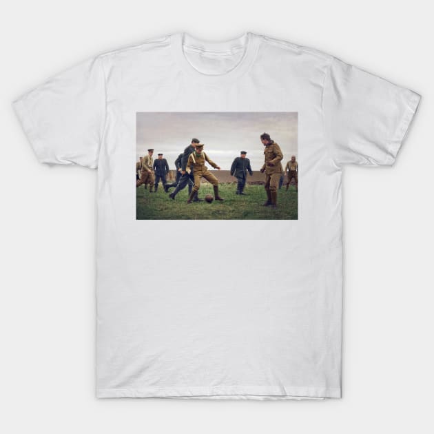 Football Christmas 1914 T-Shirt by AndythephotoDr